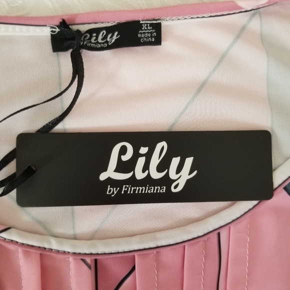 LILY by Firmiana sleeveless patterned top - Picture 3 of 9